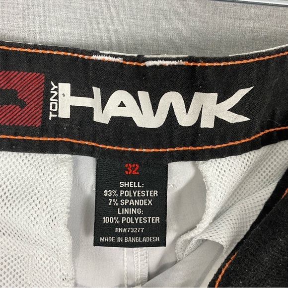Tony Hawk Hybrid Shorts Lightweight Design Gray Patterned - Picture 12 of 12